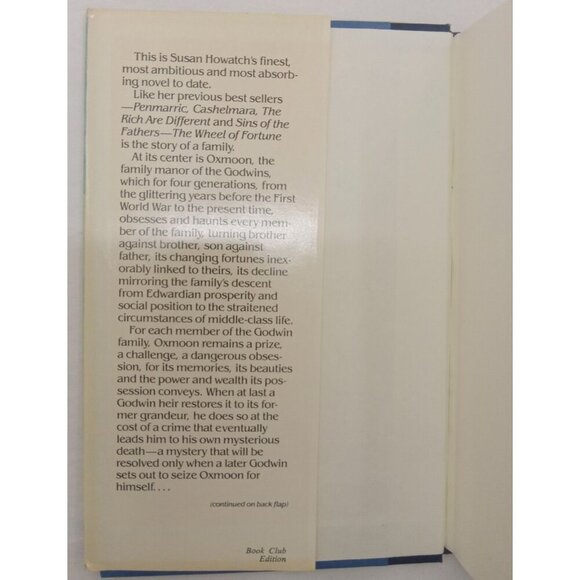 Wheel of Fortune Vol 1 Susan Howatch Historical Gothic Hardcover Vintage Novel - Picture 8 of 10